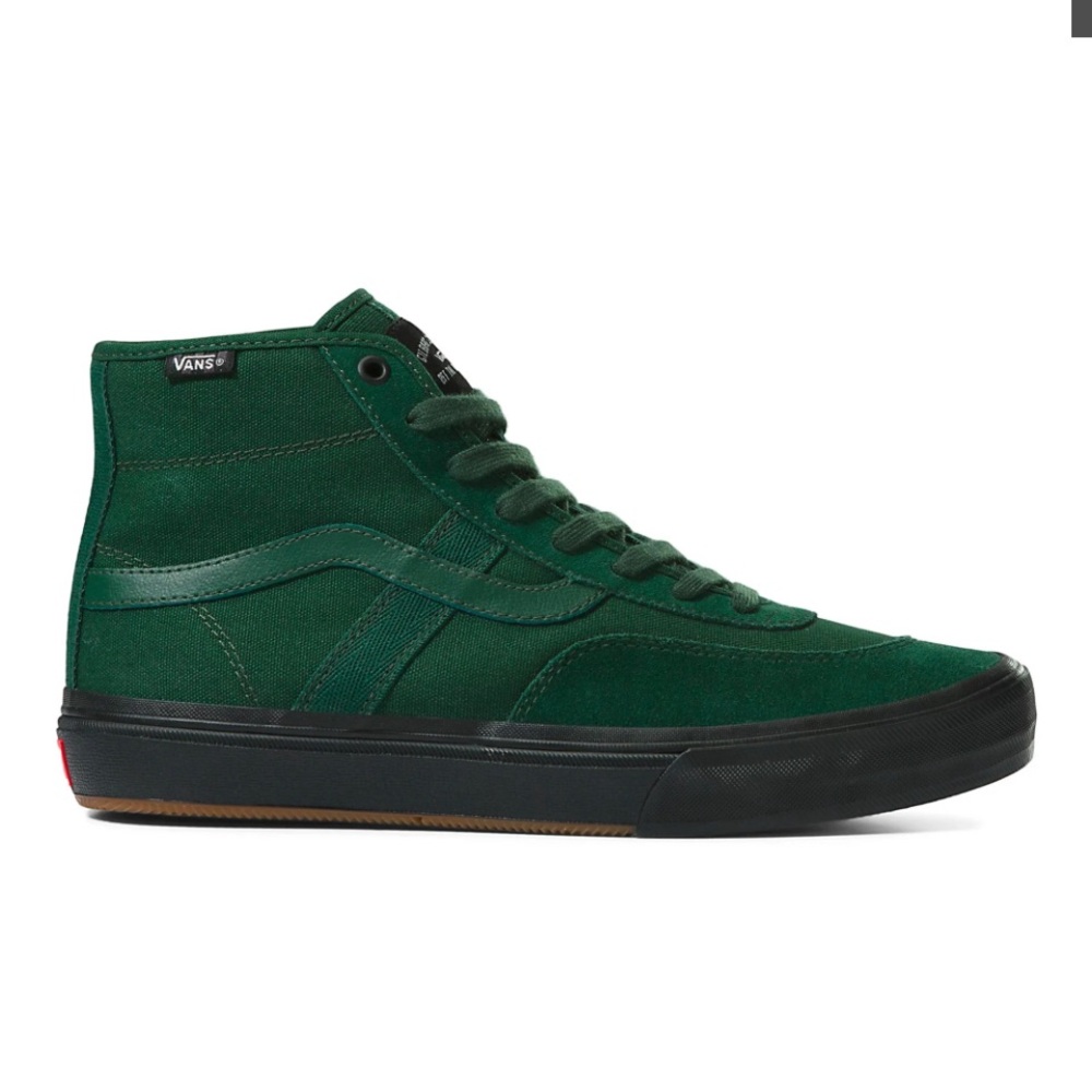 VANS CROCKETT HIGH TOP MEN'S SHOES - GREEN